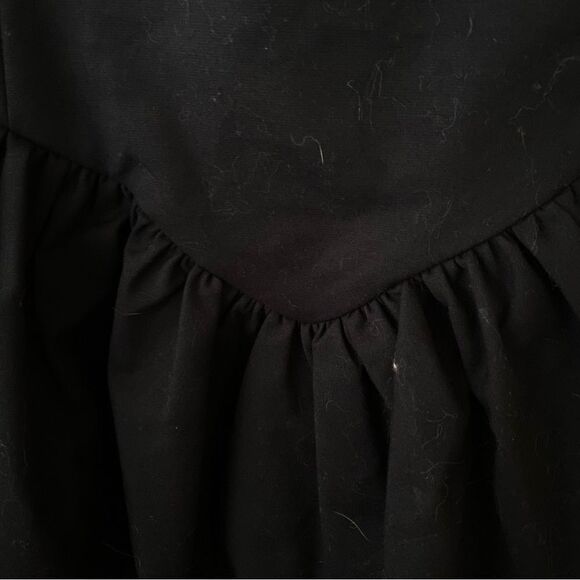 NWT HELSA Faille Halter Mini Dress Black ballerina party Revolve Sz L - Picture 10 of 10